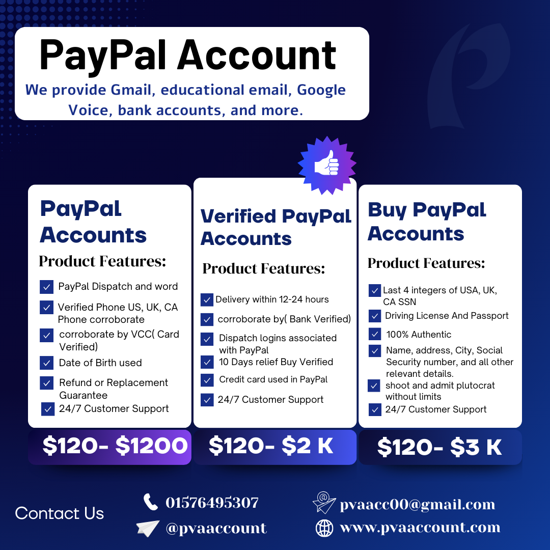 Buy PayPal Account – Verified & 100% Secure | pvaaccount