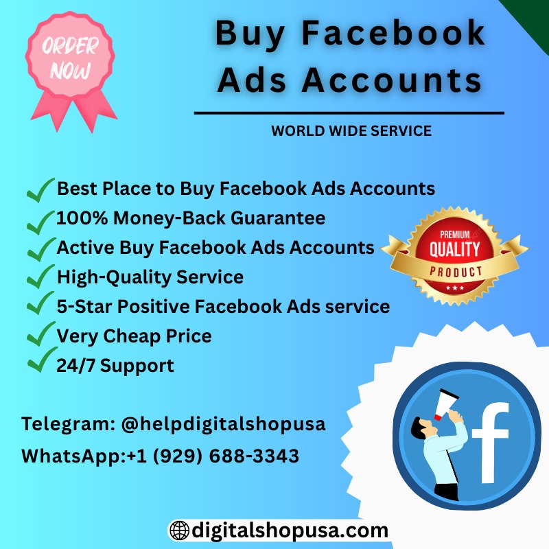 Buy Facebook ads Accounts - 100% real Facebook Ads Accounts