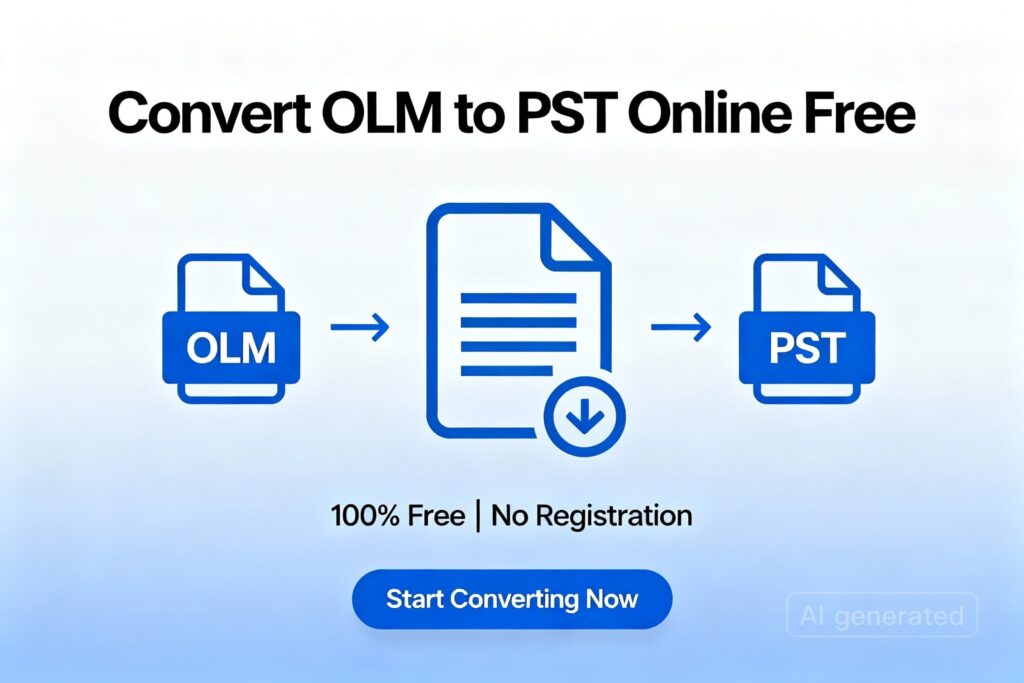 Convert OLM to PST Online Free: No Install, Fast Outlook