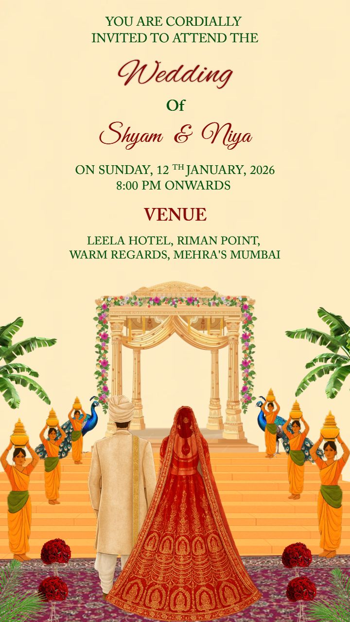 Wedding Invitation Card Maker Create Digital Invites