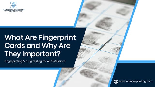 What Are Fingerprint Cards and Why Are They Important? | PDF