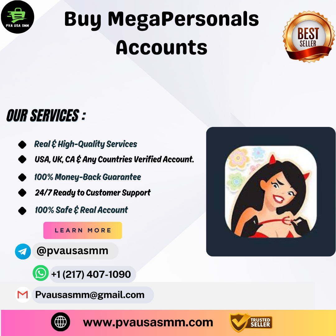 Buy MegaPersonals Accounts - Verified & Hassle-Free