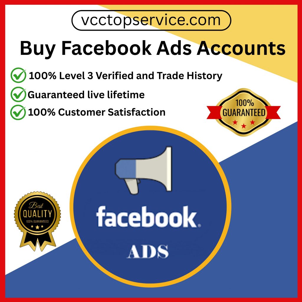 Buy Facebook Ads Accounts - Aged, Verified & High quality