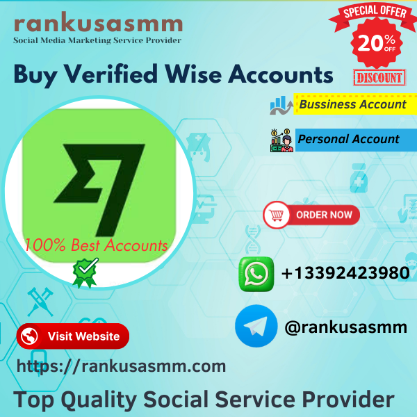 Buy Verified Wise Accounts - 100% Full Verified Accounts