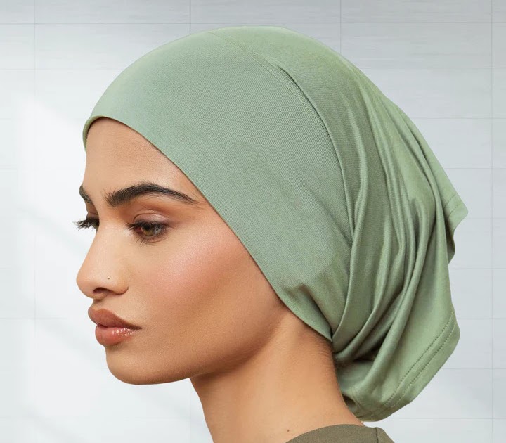 The Beauty of Modesty: Mint Green Hijab Inner Cap | Alhaya Fashion