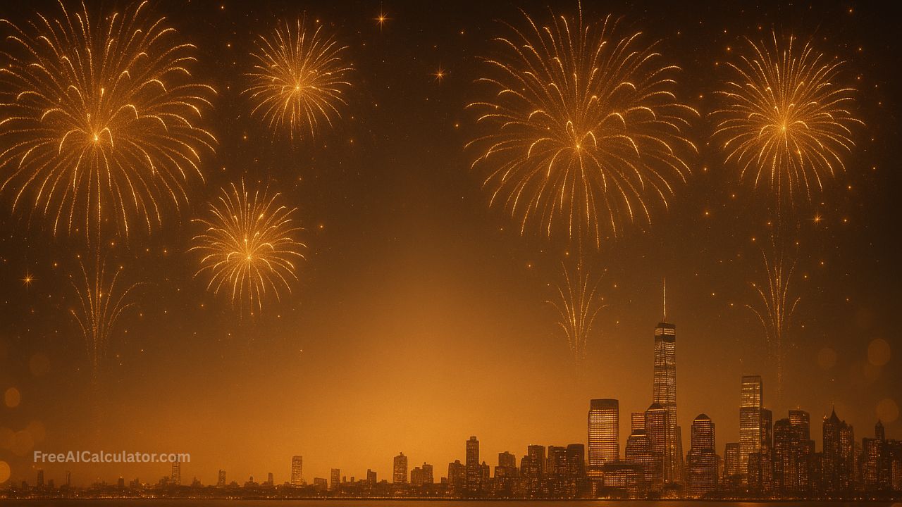 Free Happy New Year 2026 Greeting Card Generator with Name