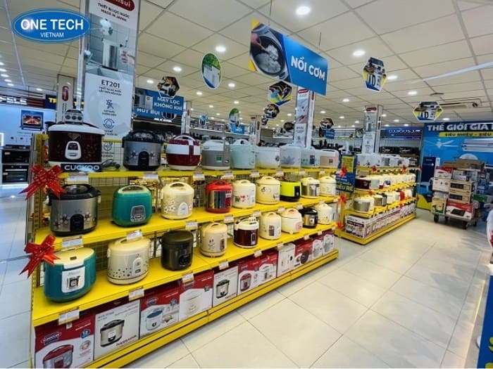 Kệ trưng bày đồ gia dụng bảo quản an toàn, trưng bày đẹp mắt