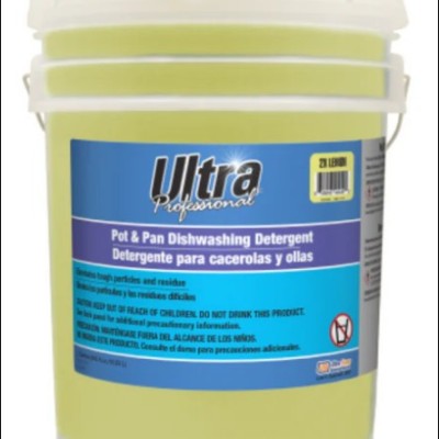 Ultra Professional Pot and Pan Dishwashing Detergent - Lemon Scent - 5 Gallon Profile Picture