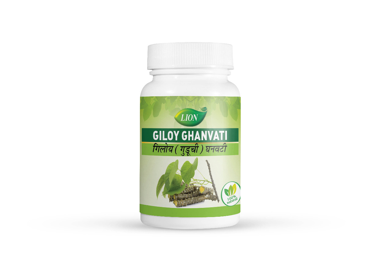 Buy Ayurvedic Giloy Ghanvati Tablet Online | Lion Ayurvedic
