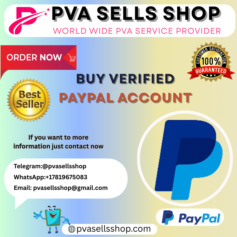 Buy Verified PayPal Accounts Best Quality Service 100%...