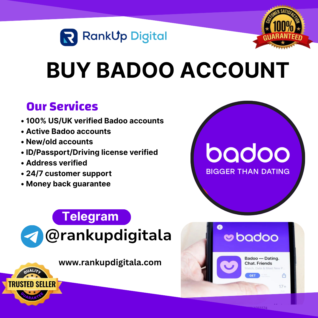 Buy Badoo Account | 100% USA/UK verified Badoo Accounts