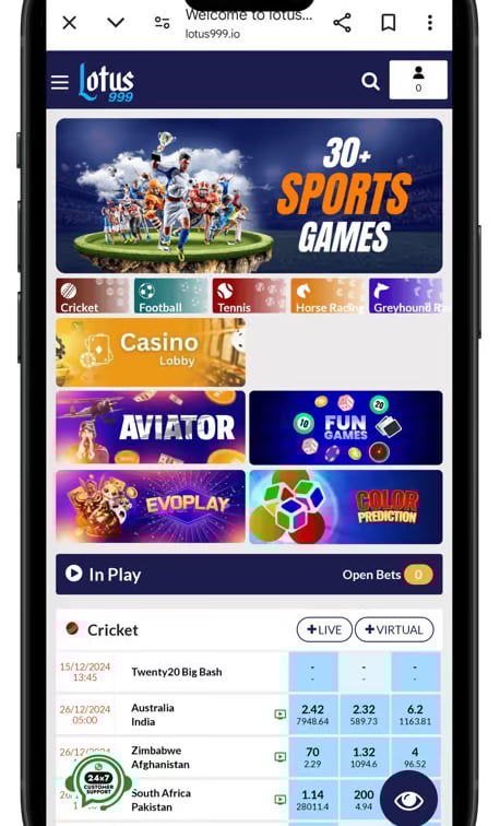 Lotus999 Online Cricket ID - Bet Live & Win Big Today! | lotus999 Cricket id