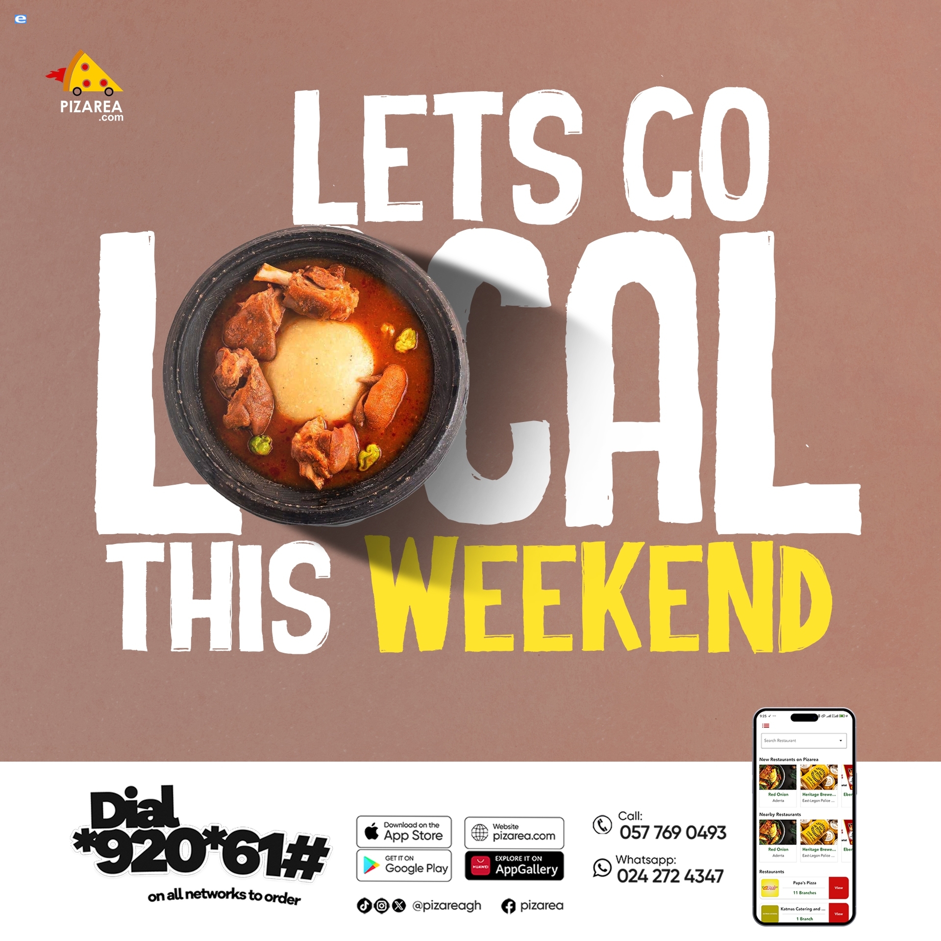 Let’s Go Local in Greater Accra with Pizarea    Le..