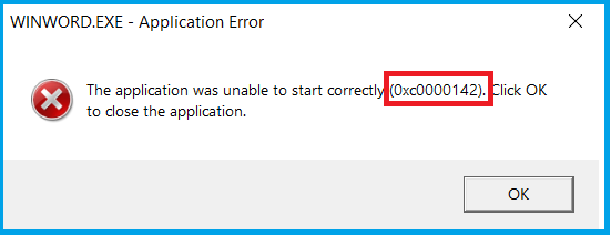 Error Code 0xc0000142 in Windows - Get fixed here