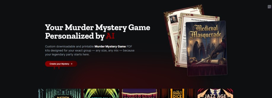 CustomMurder MysteryPartyGame Cover Image