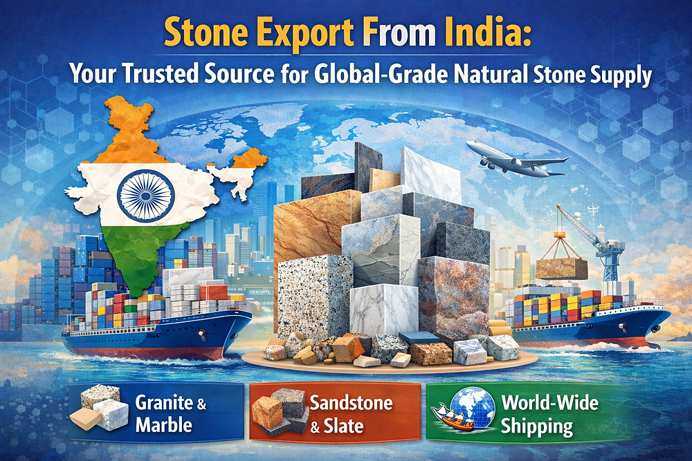 Stone Export From India: Your Trusted Source for Global-Grade Natural Stone Supply