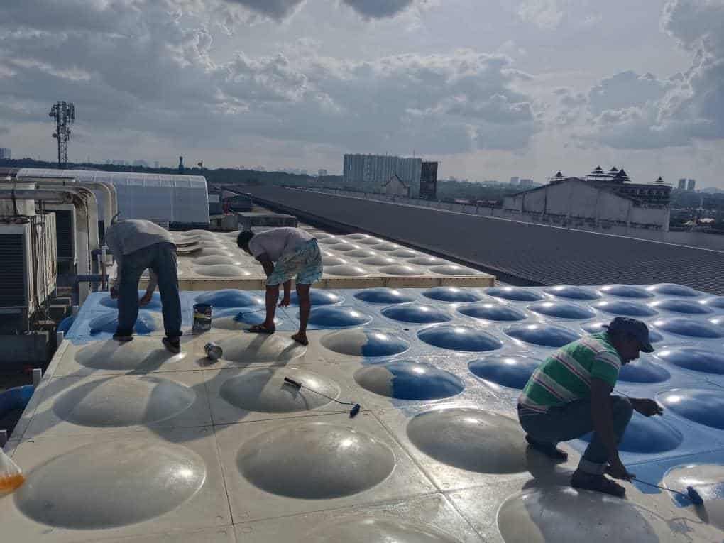 HDG (Hot-Dip Galvanized) Water Tank - Bestway Bina Sdn Bhd is the pioneer in Malaysia.