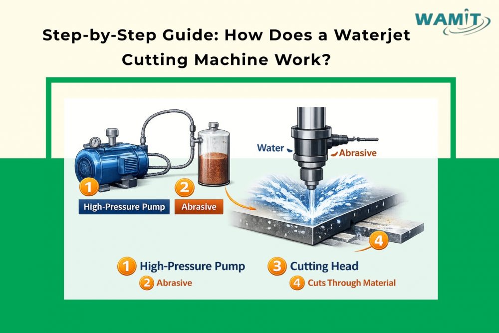 How a Waterjet Cutting Machine Works – Step by Step