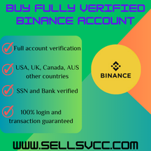 Buy Fully Verified Binance Account - Sellsvcc