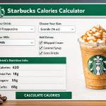 Starbucks calories calculator Profile Picture
