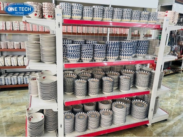 Kệ trưng bày bát đĩa đa năng, chống ẩm mốc hiệu quả