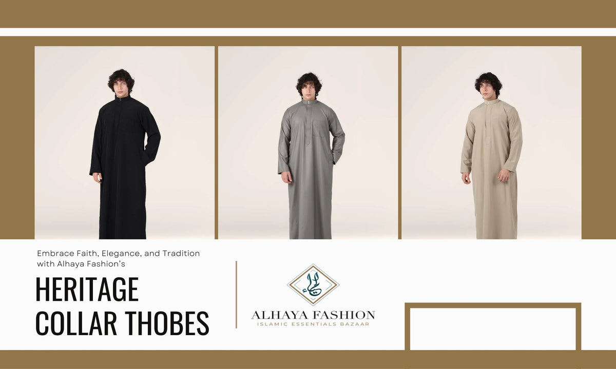 Ramadan 2026 Fashion: Heritage Collar Thobes for Men