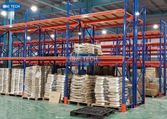 Kệ kho bao bì tải trọng cao, giá rẻ, được ứng dụng phổ biến