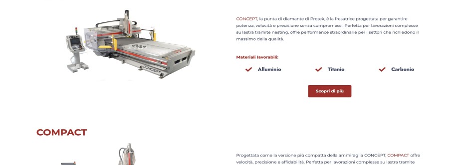 Protek Macchine CNC Cover Image