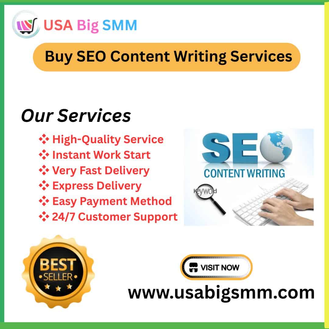 Buy SEO Content Writing Services -100% Best Services