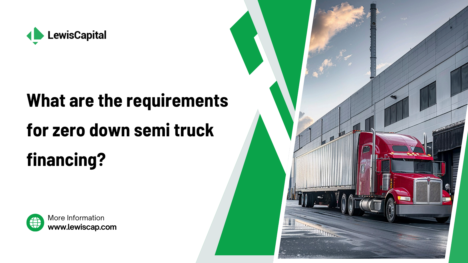 Zero Down Semi Truck Financing: Key Requirements & Tips