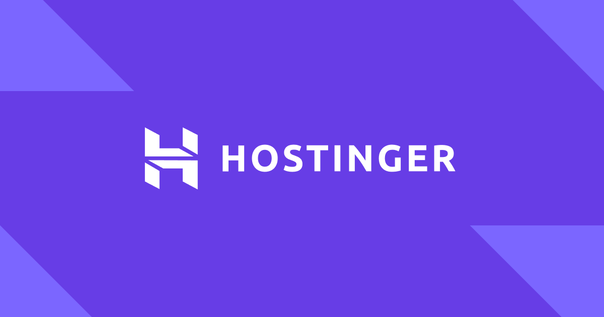 Hostinger - Bring Your Idea Online With a Website