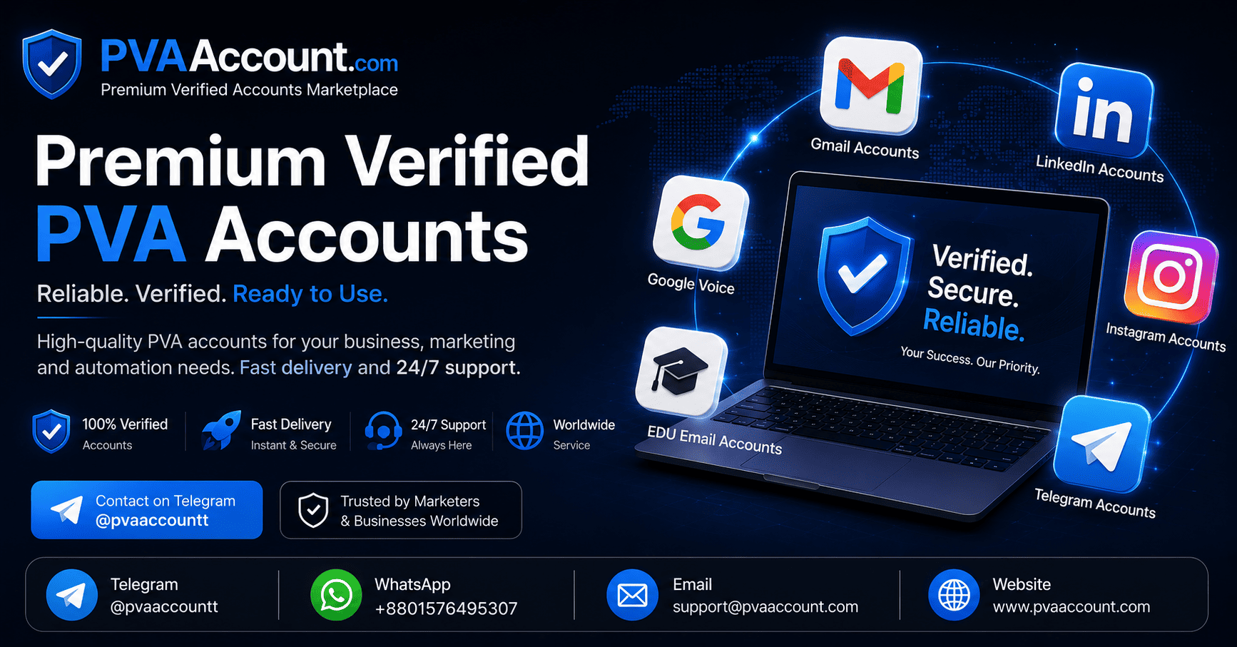 PVAAccount - Buy Premium PVA Accounts for Fast Digital Growth