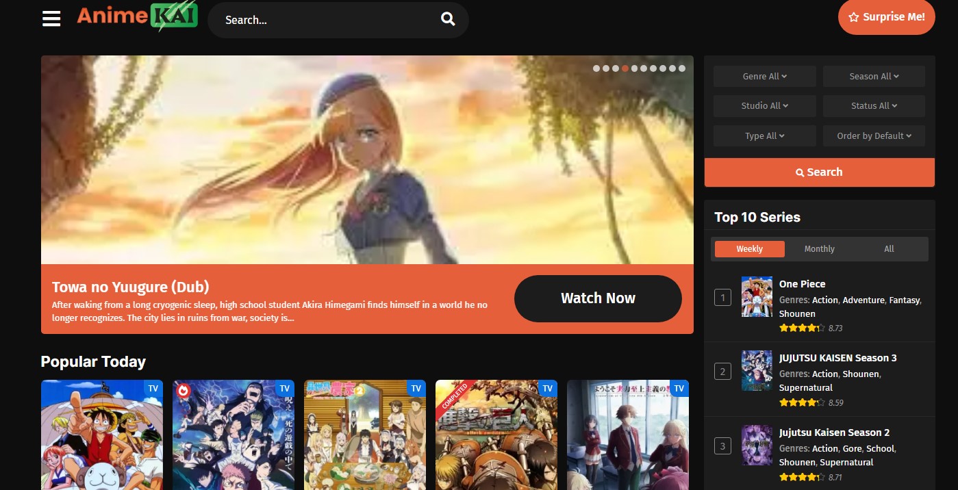 AniKai Official – Watch Anime SUB & DUB HD Online Free